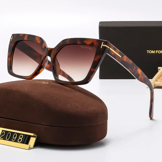 TOM FORD Square Round Sunglasses 2098