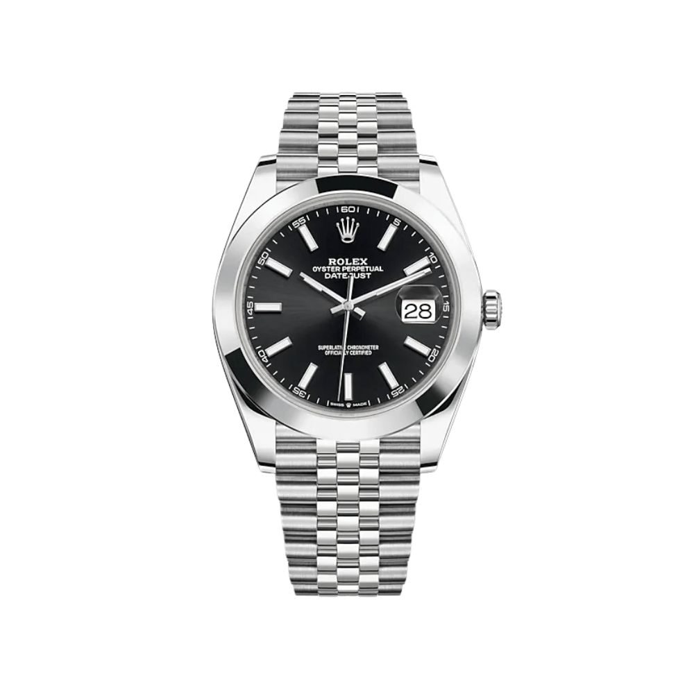2025 Watch Datejust 126300 Stainless Steel Black Dial Jubilee