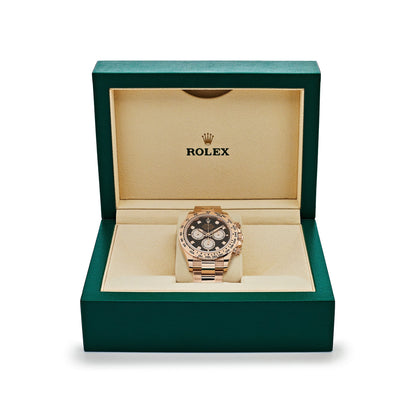 2025 Watch Daytona Cosmograph 126505 Rose Gold Black Diamond Dial (2024)